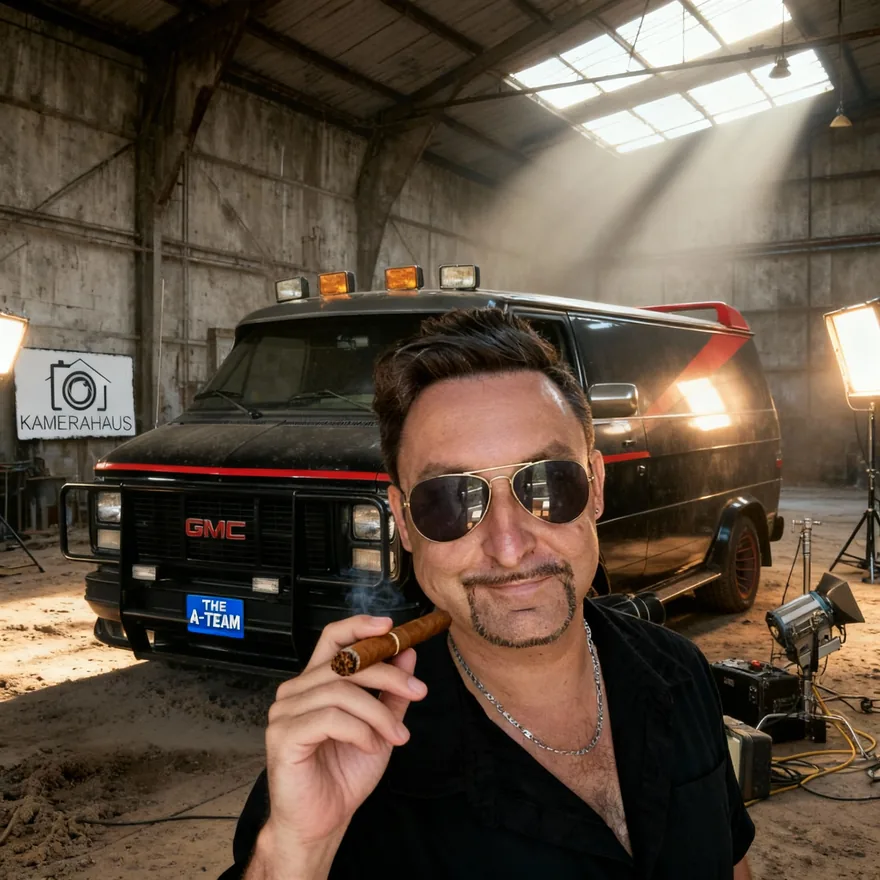 Kreative digitale Bildwelt aus Film und Postproduktion